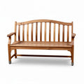 Bank van duurzaam hout voor tuin of terras 120 x 60 x 85cm natuurlijke kleur