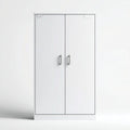 Houten koelkast met dubbele deuren afmetingen 180 x 80 x 60cm beige kleur